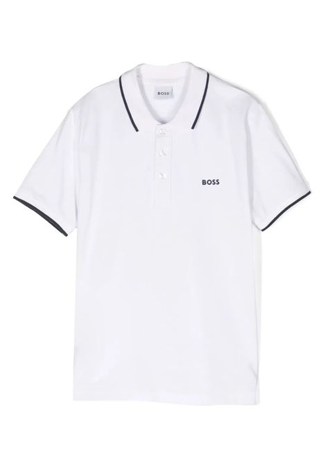 Polo con logo HUGO BOSS KIDS | J25P2610P